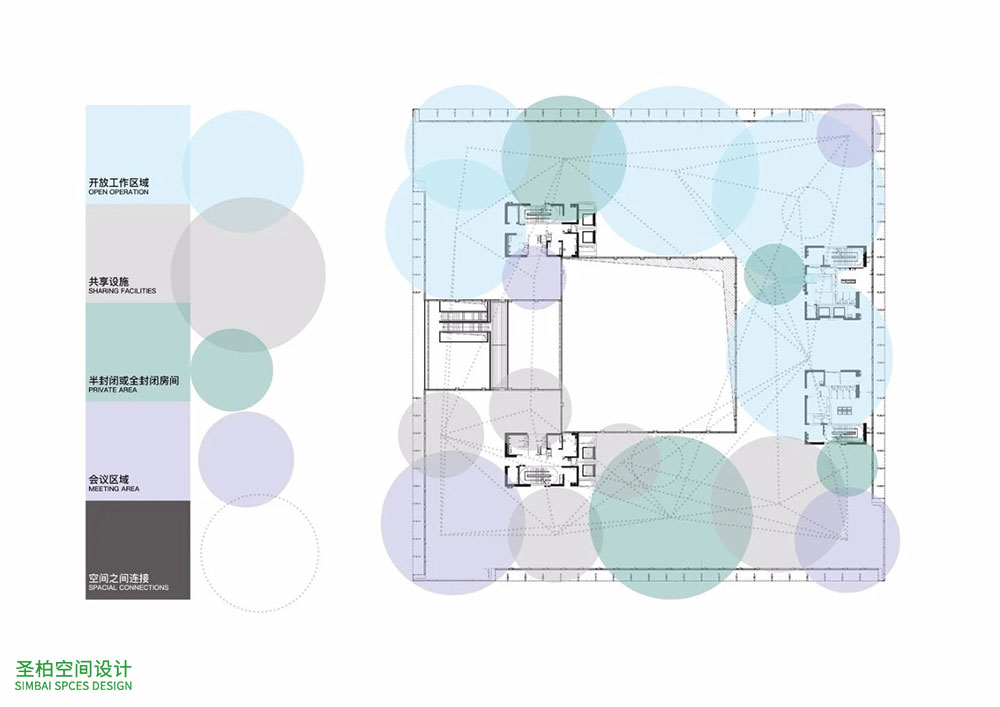 办公室空间设计-素描图