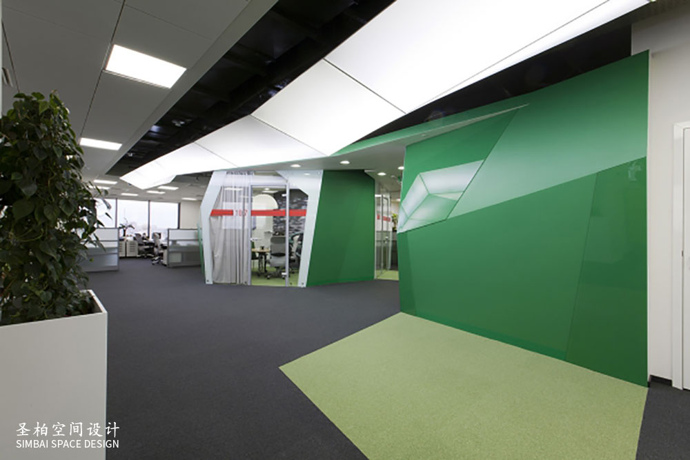 绿色办公空间设计-效果图